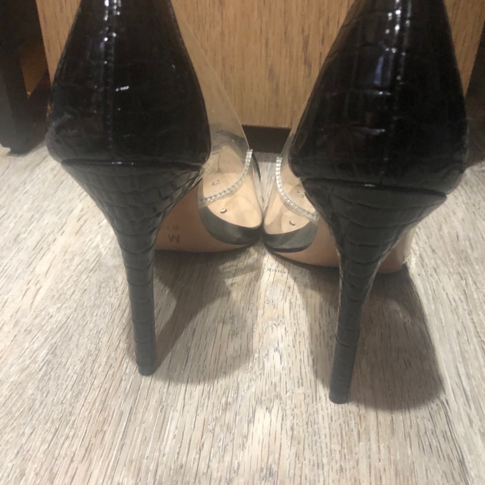 High heeled stilettos.